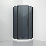 Душевой уголок Black & White Stellar Wind S815 BG 100*100*195 стекло тонированное профиль черный матовый без поддона Душевой уголок Black & White Stellar Wind S815 BG 100*100*195 стекло тонированное профиль черный матовый без поддона