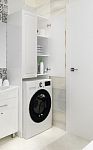 Шкаф 1Marka Wall Classic 67 белый глянец для установки над стиральной машиной Шкаф 1Marka Wall Classic 67 белый глянец для установки над стиральной машиной
