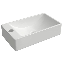 Раковина Aqueduto Pequeno 38*22 L белый глянец