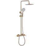Душевая стойка ABBER Emotion AF8816G с изливом, золото матовое Душевая стойка ABBER Emotion AF8816G с изливом, золото матовое