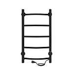 Электрический полотенцесушитель Indigo Arc Lux 40*80 L/R черный муар Электрический полотенцесушитель Indigo Arc Lux 40*80 L/R черный муар