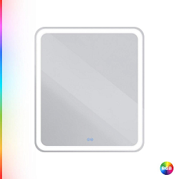 Зеркало Cezares Multicolore CZR-SPC-MC-700-800-RGB-TCH 70*80 со встроенной разноцветной подсветкой RGB