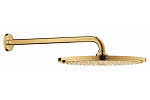 Верхний душ Grohe Rainshower 26066GL0 с кронштейном золото глянец Верхний душ Grohe Rainshower 26066GL0 с кронштейном золото глянец