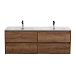 Тумба под раковину BelBagno Kraft 140 с четырьмя ящиками Rovere Tabacco Тумба под раковину BelBagno Kraft 140 с четырьмя ящиками Rovere Tabacco