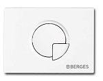 Клавиша смыва Berges Novum R4 Soft Touch белая матовая Клавиша смыва Berges Novum R4 Soft Touch белая матовая