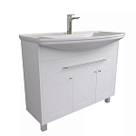 Тумба под раковину 1Marka Lina Classic New 105Н 1в.я 3д белый глянец Тумба под раковину 1Marka Lina Classic New 105Н 1в.я 3д белый глянец