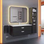 Зеркало Uperwood Modul 65*80 сенсорная кнопка, антизапотевание, черное, теплая подсветка Зеркало Uperwood Modul 65*80 сенсорная кнопка, антизапотевание, черное, теплая подсветка