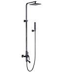 Душевая стойка Lemark Nubira LM6262ORB с изливом черная бронза Душевая стойка Lemark Nubira LM6262ORB с изливом черная бронза
