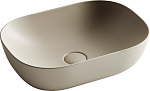 Накладная раковина Ceramicanova Element 45,5*32,5 капучино матовый Накладная раковина Ceramicanova Element 45,5*32,5 капучино матовый