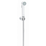 Гигиенический душ Grohe Tempesta 26356IL0 металлический шланг 125см хром/белый Гигиенический душ Grohe Tempesta 26356IL0 металлический шланг 125см хром/белый