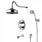 Душевой комплект Lemark Villa LM4822C с изливом скрытый монтаж хром Душевой комплект Lemark Villa LM4822C с изливом скрытый монтаж хром
