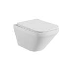 Подвесной унитаз Aquatek Лира AQ1155-00 36,5*49 безободковый с крышкой-сиденьем микролифт Slim Подвесной унитаз Aquatek Лира AQ1155-00 36,5*49 безободковый с крышкой-сиденьем микролифт Slim