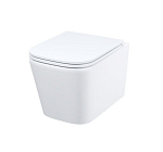 Подвесной унитаз Iddis Bild BILRNSEi25 34,2*48,5 безободковый с крышкой-сиденьем микролифт