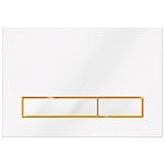 Смывная клавиша KKPol M08 V3 SPP/039/0/K (350/PPB/039-00-05) белый/золото глян./белый