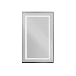 Зеркало BelBagno Kraft SPC-KRAFT-500-800-SENS-NERO 50*80 черное с Led-подсветкой