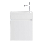 Тумба с раковиной BelBagno Pietra Mini 46 L Bianco Lucido