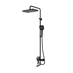 Душевая стойка Iddis Parker PARBL3Fi06 с изливом черная матовая Душевая стойка Iddis Parker PARBL3Fi06 с изливом черная матовая