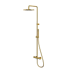 Душевая стойка Whitecross Y Brushed Gold Y1254GLB с термостатом брашированное золото Душевая стойка Whitecross Y Brushed Gold Y1254GLB с термостатом брашированное золото