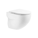Подвесной унитаз BelBagno Onda BB066CHR/BB870SC 36*52,5 безободковый с крышкой-сиденьем микролифт Подвесной унитаз BelBagno Onda BB066CHR/BB870SC 36*52,5 безободковый с крышкой-сиденьем микролифт