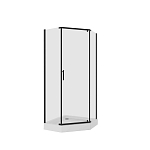 Душевое ограждение Niagara Nova NG-6834-08 BLACK 100*100*190 L/R трапеция, дверь распашная, без поддона Душевое ограждение Niagara Nova NG-6834-08 BLACK 100*100*190 L/R трапеция, дверь распашная, без поддона