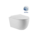 Подвесной унитаз Vincea Evo 37*49 безободковый с крышкой-сиденьем микролифт Slim Подвесной унитаз Vincea Evo 37*49 безободковый с крышкой-сиденьем микролифт Slim