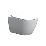 Подвесной унитаз Damixa Scandinavian Pure 36*50 безободковый с крышкой-сиденьем микролифт Slim Подвесной унитаз Damixa Scandinavian Pure 36*50 безободковый с крышкой-сиденьем микролифт Slim