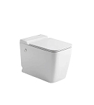 Приставной унитаз Ceruttispa Maiella Pulse 36*59 импульсный смыв, безободковый с крышкой-сиденьем микролифт Slim быстросъемное Приставной унитаз Ceruttispa Maiella Pulse 36*59 импульсный смыв, безободковый с крышкой-сиденьем микролифт Slim быстросъемное