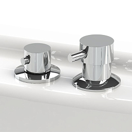 Смеситель на борт ванны Radomir Бриз на 3 отверстия хром