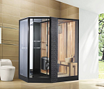 Финская сауна Orans Diamond SR-89103RS Black 180*130*220 R Финская сауна Orans Diamond SR-89103RS Black 180*130*220 R