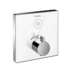 Внешняя часть для термостата Hansgrohe Shower Select Glass 15737400 для 1 потребителя Внешняя часть для термостата Hansgrohe Shower Select Glass 15737400 для 1 потребителя
