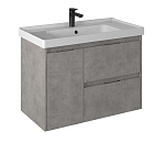 Тумба под раковину Briz Чикаго 90 бетон