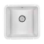 Кухонная мойка Paulmark Unter PM204543-WH 45,5*43,5 белая Кухонная мойка Paulmark Unter PM204543-WH 45,5*43,5 белая