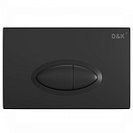 Клавиша смыва D&K Rhein Marx DB1399025 черная матовая Клавиша смыва D&K Rhein Marx DB1399025 черная матовая