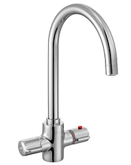 Термостат E.C.A. Thermostatic 102108754EX для кухни хром Термостат E.C.A. Thermostatic 102108754EX для кухни хром