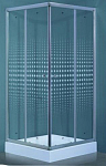 Душевой уголок Timo TL-1102 Romb Glass 100*100*200 с поддоном Душевой уголок Timo TL-1102 Romb Glass 100*100*200 с поддоном