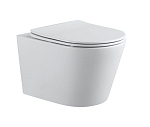Подвесной унитаз Aquanet Atago 2.0 W 36*53 безободковый с крышкой-сиденьем микролифт Slim Подвесной унитаз Aquanet Atago 2.0 W 36*53 безободковый с крышкой-сиденьем микролифт Slim