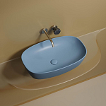Накладная раковина Ceramicanova Element 60*38 голубая матовая Накладная раковина Ceramicanova Element 60*38 голубая матовая