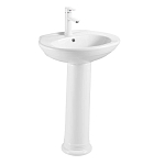 Раковина Azario Benty 57*44 с пьедесталом Раковина Azario Benty 57*44 с пьедесталом