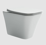 Подвесной унитаз Ceramicanova Mono Rimless 35*50 безободковый с крышкой-сиденьем микролифт Slim Подвесной унитаз Ceramicanova Mono Rimless 35*50 безободковый с крышкой-сиденьем микролифт Slim
