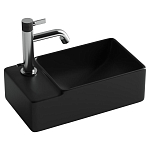 Раковина Ceramicanova Element 39,5*22 R черная матовая Раковина Ceramicanova Element 39,5*22 R черная матовая