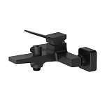 Смеситель Haiba HB60818-7 для ванны и душа черный матовый Смеситель Haiba HB60818-7 для ванны и душа черный матовый