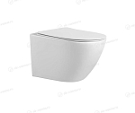 Подвесной унитаз Orange C07-100W 36*56 безободковый с крышкой-сиденьем микролифт Подвесной унитаз Orange C07-100W 36*56 безободковый с крышкой-сиденьем микролифт