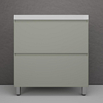 Тумба под раковину Style Line Манхэттен 80 напольная олива