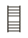 Электрический полотенцесушитель Двин L Plaza Neo 40*80 L/R черный матовый