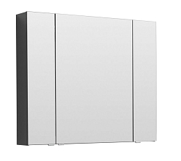 Зеркало-шкаф Aquanet Алвита 100 серый антрацит L/R