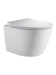 Подвесной унитаз Orange C07-150W 37,3*52 безободковый с крышкой-сиденьем микролифт Подвесной унитаз Orange C07-150W 37,3*52 безободковый с крышкой-сиденьем микролифт
