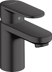 Смеситель Hansgrohe Vernis Blend 71550670 для раковины с донным клапаном черный матовый Смеситель Hansgrohe Vernis Blend 71550670 для раковины с донным клапаном черный матовый