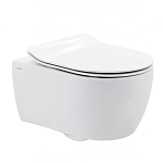 Подвесной унитаз SSWW CT2038V 36*48,5 безободковый с крышкой-сиденьем микролифт Slim Подвесной унитаз SSWW CT2038V 36*48,5 безободковый с крышкой-сиденьем микролифт Slim