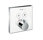 Внешняя часть для термостата Hansgrohe Shower Select 15738400 для 2 потребителей белый Внешняя часть для термостата Hansgrohe Shower Select 15738400 для 2 потребителей белый