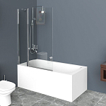 Душевая шторка на ванну BelBagno UNO-V-11-120/150-C-Cr 120*150 L/R Душевая шторка на ванну BelBagno UNO-V-11-120/150-C-Cr 120*150 L/R